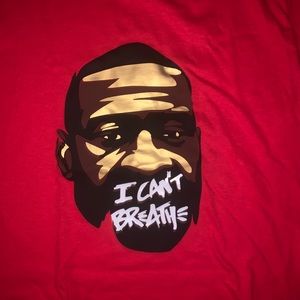 Red youth(s) George Floyd shirt (new)